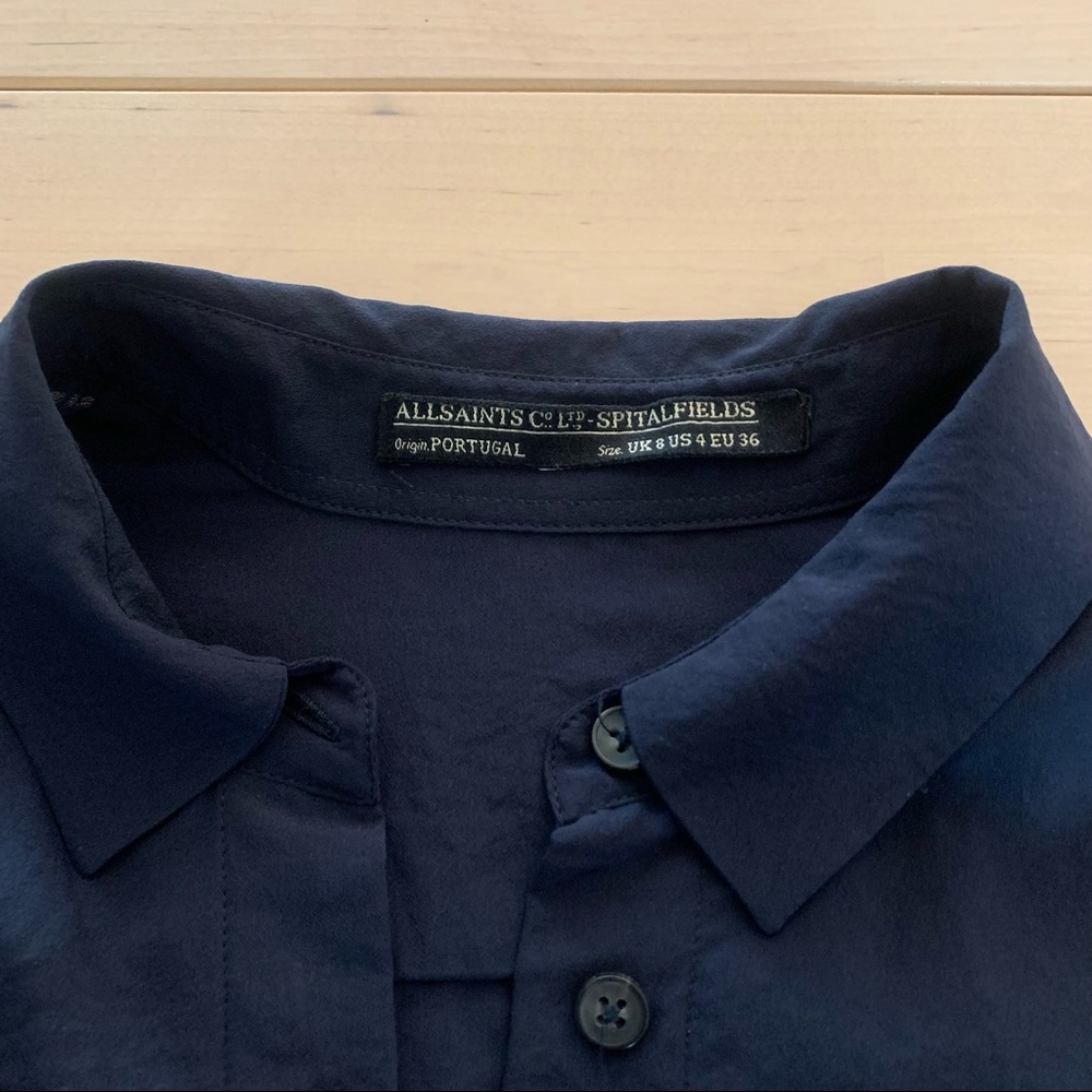 Allsaints - Covered Button Down Shirt - image 2